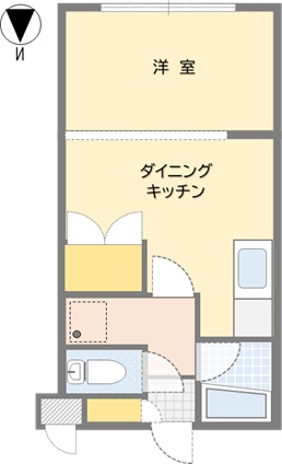 ビッグバーンズマンションN23　1階　１ＤＫ